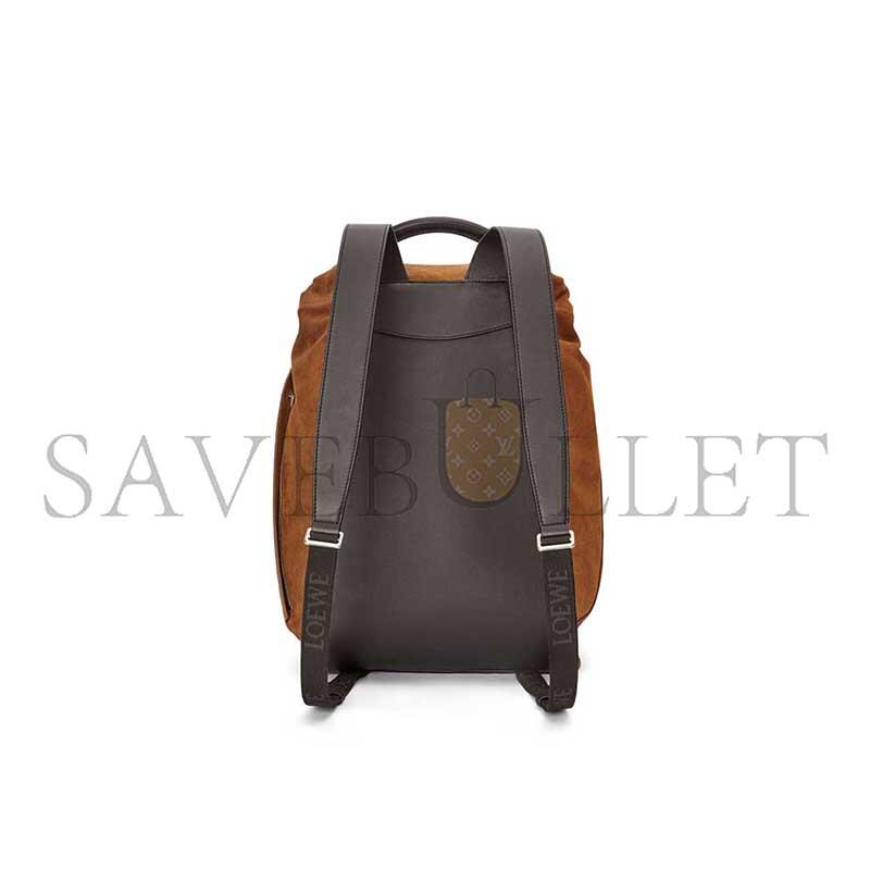 LOEWE FLAMENCO BACKPACK IN PRESSED SUEDE B411FLKX02 (40*36*16cm)